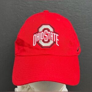 OSU Logo Ohio State Buckeyes Hat Nike Dri-Fit Heritage86 Red Adjustable Cap